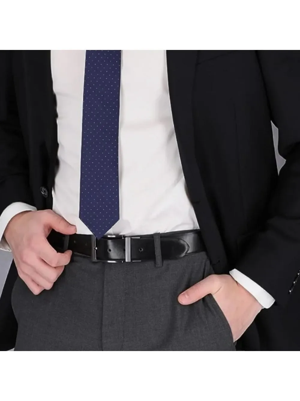 Steve Madden Men's Dress Casual Every Day Leather Belt